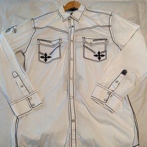 Roar Men's Embroidered Shirt - Large